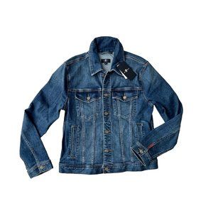 7 For All Mankind Active Sport Trucker Denim Jean Jacket Sierra ( S )